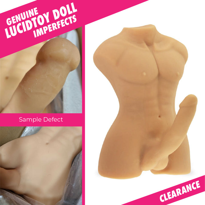 RF537 - Clearance item - Neojoy Realistic Dildo Male Sex Doll TPE - Flesh 8.9KG