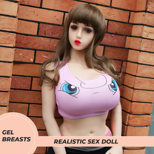 Climax Doll - Kendall - Realistische Sexpuppe - Gel Brust - Fetter Körper - 160cm - Weiß