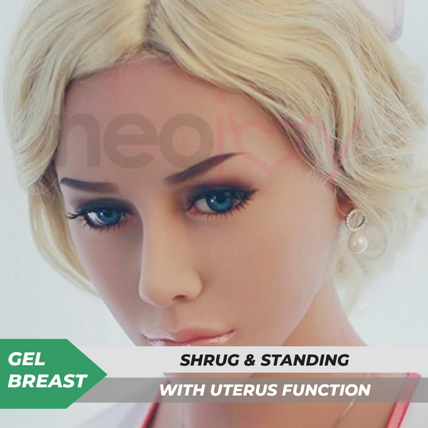 Neodoll Sugar Babe - Yaritza - Realistische Sexpuppe - Gel-Brust - Uterus - 158cm - Bräunen